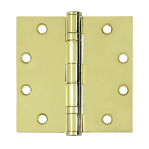 ##Antique Hardware## 4 1/2 Inch x 4 1/2 Inch Non-Removable Pin Steel Hinge