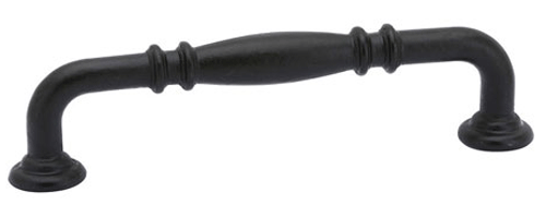 Antique Hardware 4 5/8 Inch (4 Inch c-c) Tuscany Bronze Ribbed Pull CABINET PULL