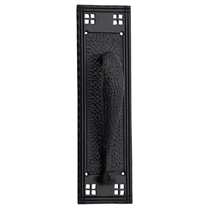 ##Antique Hardware## 12 Inch Arts & Crafts Style Door Pull & Plate (Several Finishes Available)