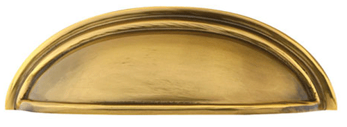 Antique Hardware 5 1/4 Inch (4 Inch c-c) Solid Brass Cup Pull CUP PULL