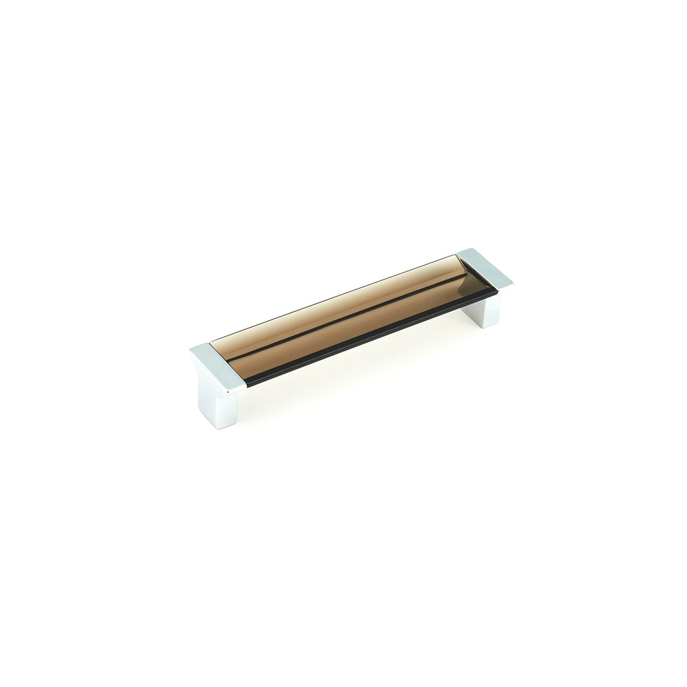 ##Antique Hardware## 5 3/8 Inch (5 Inch c-c) Positano Smoke Pull