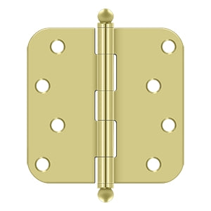 ##Antique Hardware## 4 Inch x 4 Inch Ball Tip Steel Hinge
