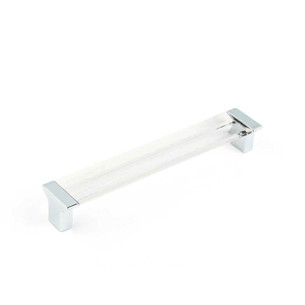 Antique Hardware 6 5/8 Inch (6 1/4 Inch c-c) Positano Clear Pull CABINET PULL