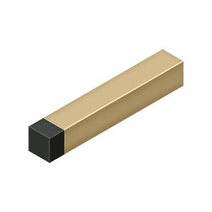 Antique Hardware 4 Inch Modern Square Solid Brass Baseboard Door Bumper BASEBOARD-DOORSTOP