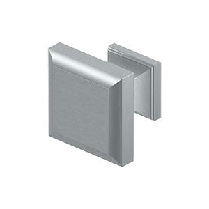 Antique Hardware 1 3/16 Inch Solid Brass Decorative Square Cabinet & Furniture Knob (Several Finishes Available) CABINET PULL