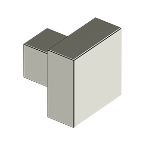Antique Hardware 1 1/4 Inch Solid Brass Modern Square Cabinet & Furniture Knob (Several Finishes Available) CABINET KNOB