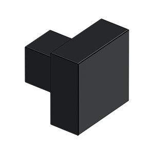 Antique Hardware 1 1/4 Inch Solid Brass Modern Square Cabinet & Furniture Knob (Several Finishes Available) CABINET KNOB