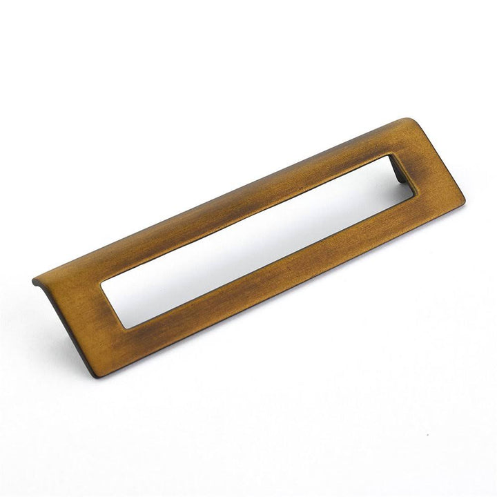 Antique Hardware 7 Inch (6 1/4 Inch c-c) Finestrino Angled Rectangle Pull CABINET PULL