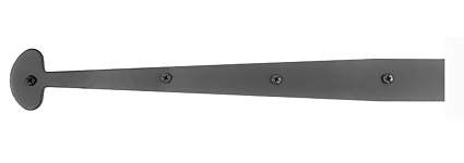 Antique Hardware 12 Inch Bean Style Dummy Strap HINGE