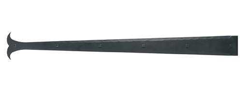 Antique Hardware 30 Inch Iron Art Whale Tail Dummy Strap HINGE