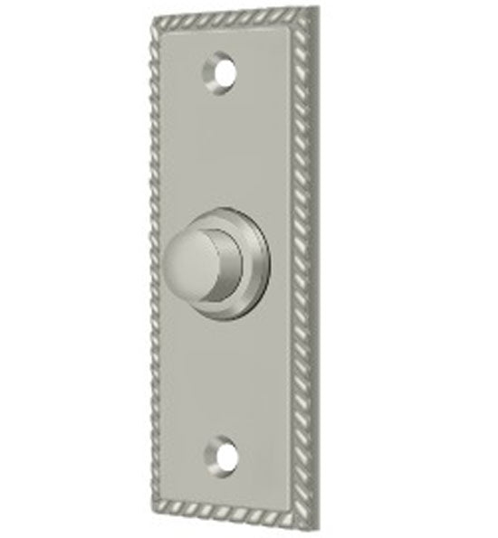 ##Antique Hardware## 3 1/3 Inch Solid Brass Doorbell Button