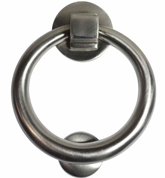 ##Antique Hardware## Traditional 5 Inch Brass Ring Door Knocker (Several Finishes Available)