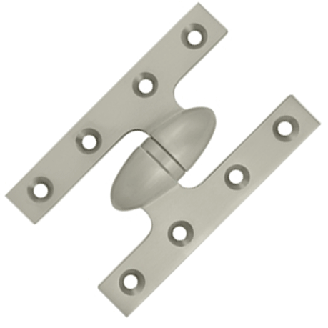 Antique Hardware 5 Inch x 3 1/4 Inch Solid Brass Olive Knuckle Hinge HINGE