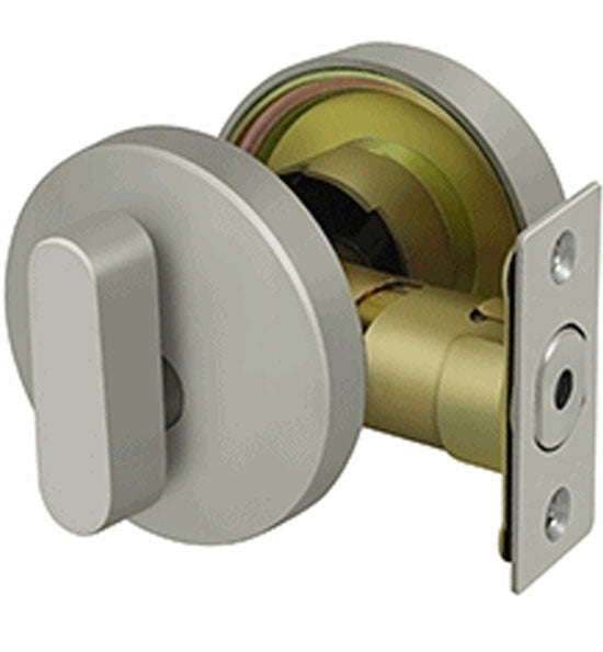 Antique Hardware Deltana Low Profile Deadbolt Lock Grade 3 DEADBOLT