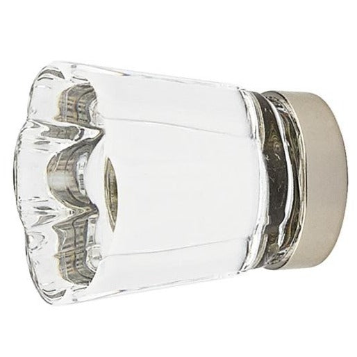 Antique Hardware 1 1/4 Inch Clear Crystal Glass Forza Cabinet & Furniture Knob CABINET KNOB