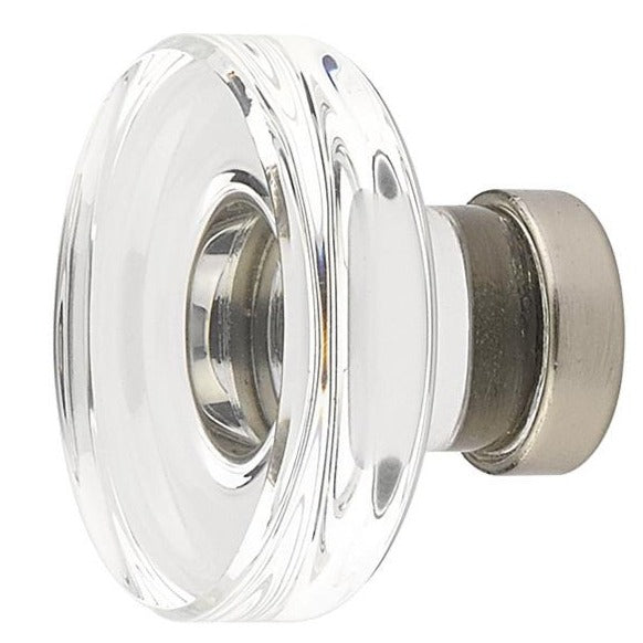 ##Antique Hardware## 1 3/4 Inch Clear Crystal Glass Grayson Cabinet & Furniture Knob