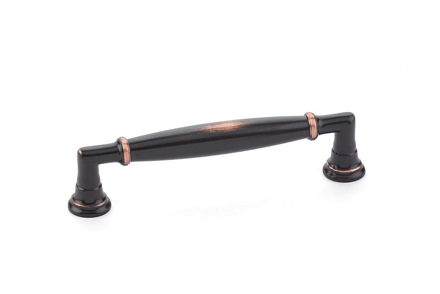 Antique Hardware 4 5/8 Inch (4 Inch c-c) Solid Brass Westwood Pull CABINET PULL