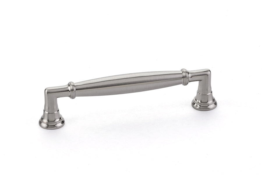 ##Antique Hardware## 6 5/8 Inch (6 Inch c-c) Solid Brass Westwood Pull