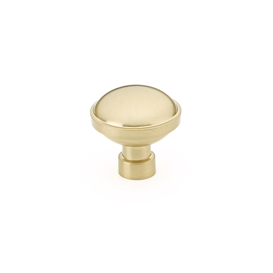 Antique Hardware 1 1/4 Inch Solid Brass Round Brandt Cabinet & Furniture Knob CABINET KNOB
