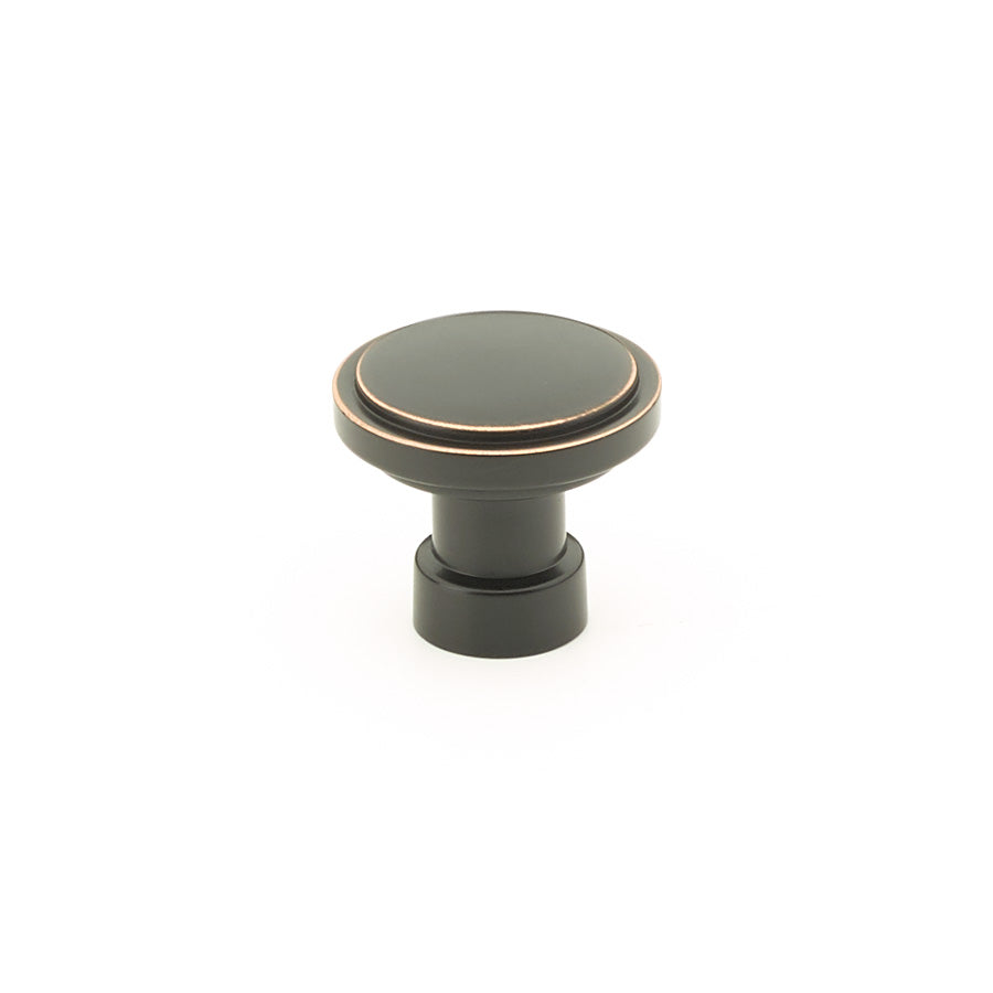 ##Antique Hardware## 1 3/4 Inch Solid Brass Round Haydon Cabinet & Furniture Knob