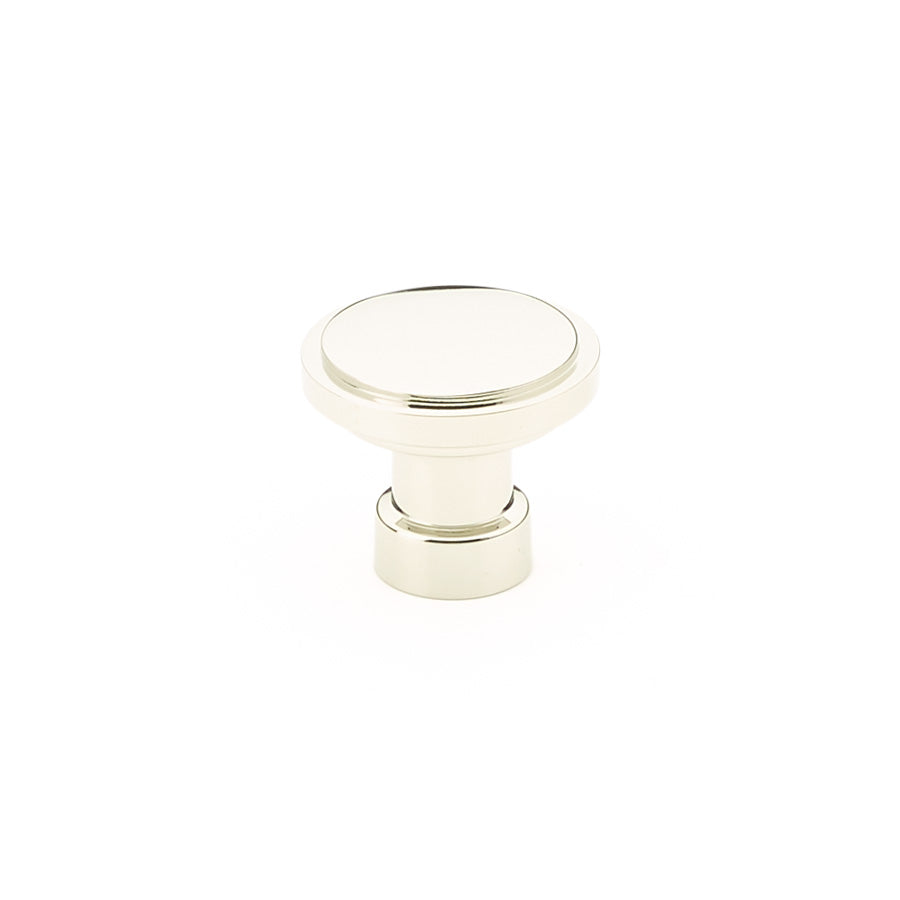##Antique Hardware## 1 3/4 Inch Solid Brass Round Haydon Cabinet & Furniture Knob