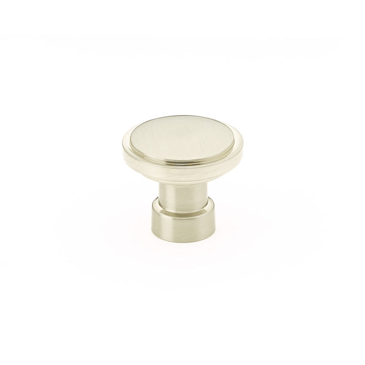 ##Antique Hardware## 1 1/4 Inch Solid Brass Round Haydon Cabinet & Furniture Knob