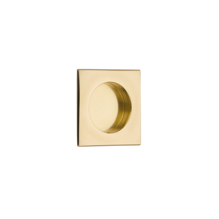 ##Antique Hardware## Solid Brass Square Flush Pull