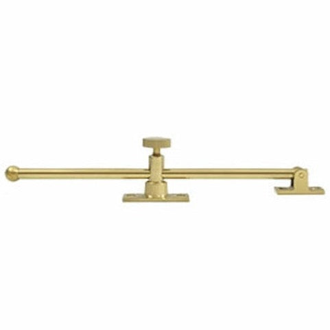 Antique Hardware 10 Inch Solid Brass Standard Casement Stay Adjuster WINDOW STAY