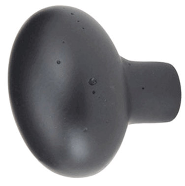 ##Antique Hardware## 1 1/4 Inch Sandcast Bronze Egg Cabinet & Furniture Knob