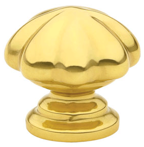 Antique Hardware 1 3/4 Inch Solid Brass Melon Cabinet & Furniture Knob CABINET KNOB