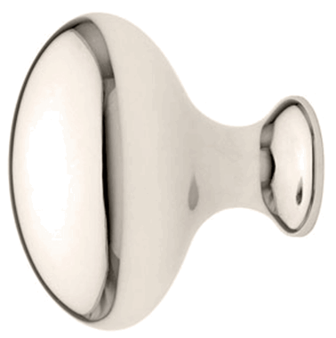 ##Antique Hardware## 1 3/4 Inch Solid Brass Egg Cabinet & Furniture Knob