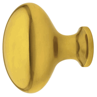 ##Antique Hardware## 1 3/4 Inch Solid Brass Egg Cabinet & Furniture Knob
