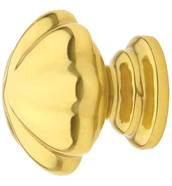 Antique Hardware 1 3/4 Inch Solid Brass Melon Cabinet & Furniture Knob CABINET KNOB