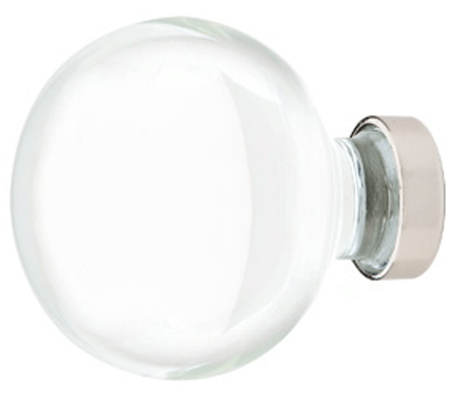 ##Antique Hardware## 1 Inch Crystal Glass Bristol Cabinet & Furniture Knob