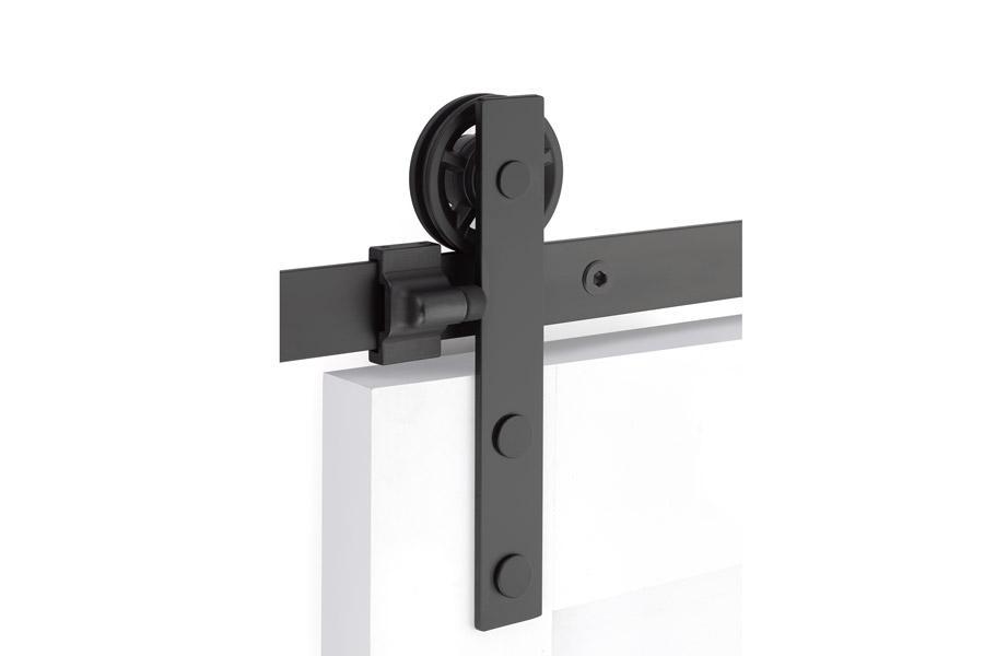 ##Antique Hardware## Modern Rectangular Face Mount Barn Door Hanger (Several Finishes Available)