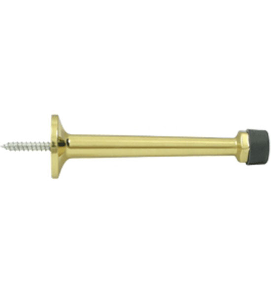 Antique Hardware 4 Inch Solid Brass Baseboard Door Bumper BASEBOARD-DOORSTOP
