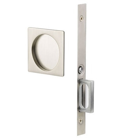 ##Antique Hardware## Emtek Square Brass Mortise Pocket Door (Several Functions Available)