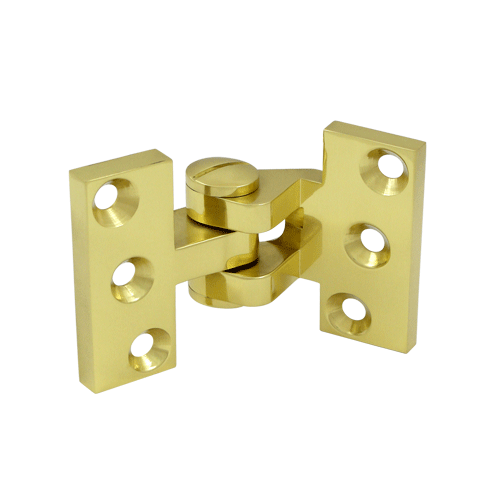 Antique Hardware 2 1/2 x 3 3/4 Inch Solid Brass Intermediate Pivot Hinge PIVOT-HINGE