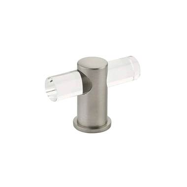 ##Antique Hardware## 2 Inch Lumiere Acrylic T-Shaped Cabinet & Furniture Knob