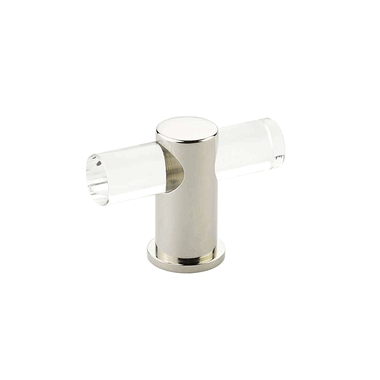 ##Antique Hardware## 2 Inch Lumiere Acrylic T-Shaped Cabinet & Furniture Knob