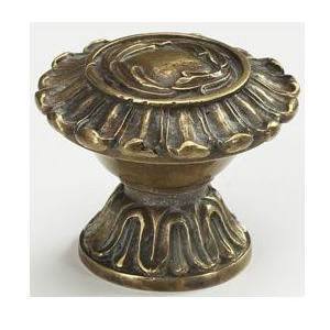 Antique Hardware 1 1/2 Inch Swans Symphony Round Cabinet & Furniture Knob CABINET KNOB