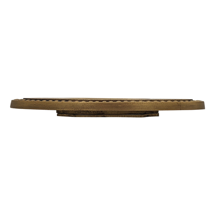 Antique Hardware 5 7/8 Inch Solid Brass Oval Beaded Pull CABINET PULL