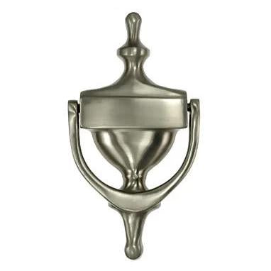 ##Antique Hardware## 7 Inch (6 1/4 Inch c-c) Heritage Style Door Knocker (Satin Nickel)