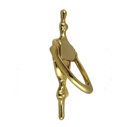 Antique Hardware 6 1/2 Inch (6 1/4 Inch c-c) Solid Brass Traditional Door Knocker (Polished Brass Finish) Door Knockers