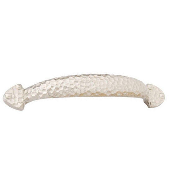 ##Antique Hardware## Emtek Arts & Crafts 4 7/8 Inch (4 Inch c-c) Solid Brass Hammered Drawer Pull