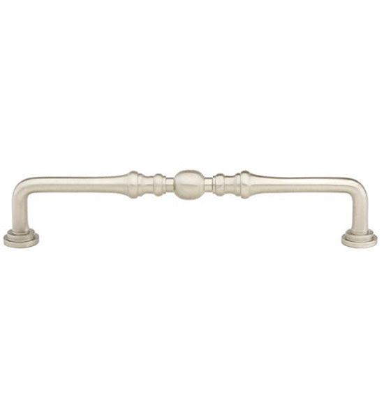 ##Antique Hardware## 6 1/2 Inch (6 Inch c-c) Solid Brass Spindle Pull