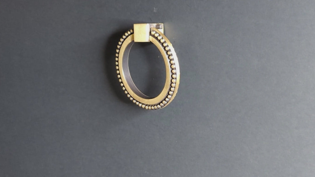 3 Inch Beaded Signature Ring Pull (Several Finishes Available)