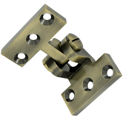 Antique Hardware 2 1/2 x 3 3/4 Inch Solid Brass Intermediate Pivot Hinge PIVOT-HINGE