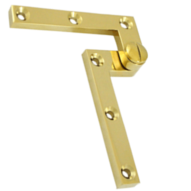 Antique Hardware 4 3/8 x 5/8 x 1 7/8 Inch Solid Brass Pivot Hinge HINGE